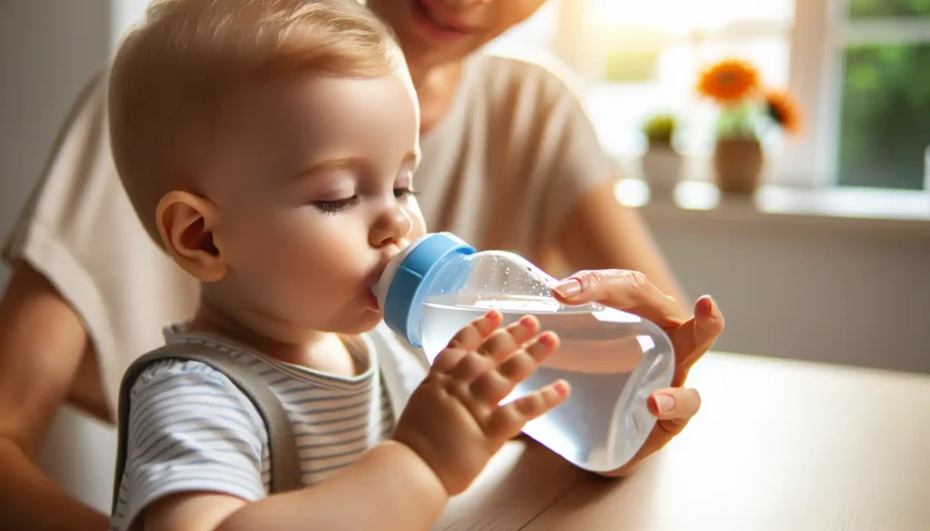 Wanneer mag een baby water drinken?